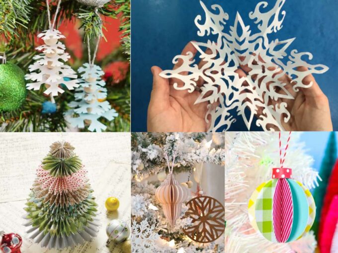 dekorasi Natal dari kertas