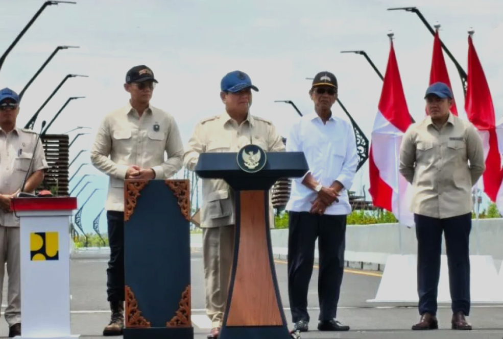 Jembatan Kabanaran Diresmikan Prabowo