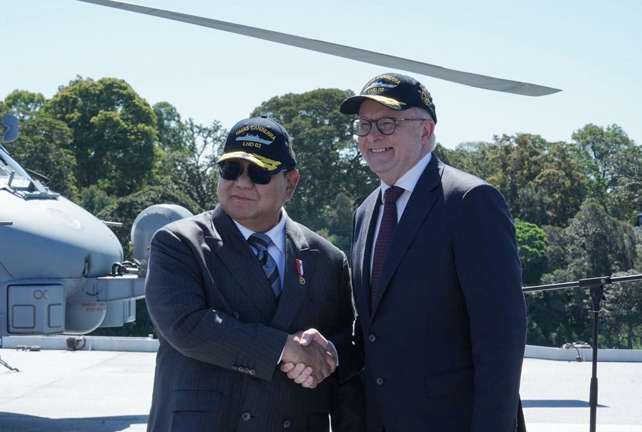 Presiden Prabowo Subianto dan Perdana Menteri Australia Anthony Albanese