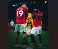 SELEBRASI KOCAK! Mbeumo & Amad Diallo Tirukan Homer Simpson di Old Trafford, Fans MU Tertawa