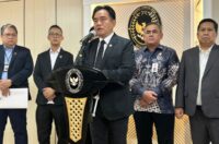 Menteri Koordinator Bidang Hukum, HAM, Imigrasi, dan Pemasyarakatan, Yusril Ihza Mahendra.