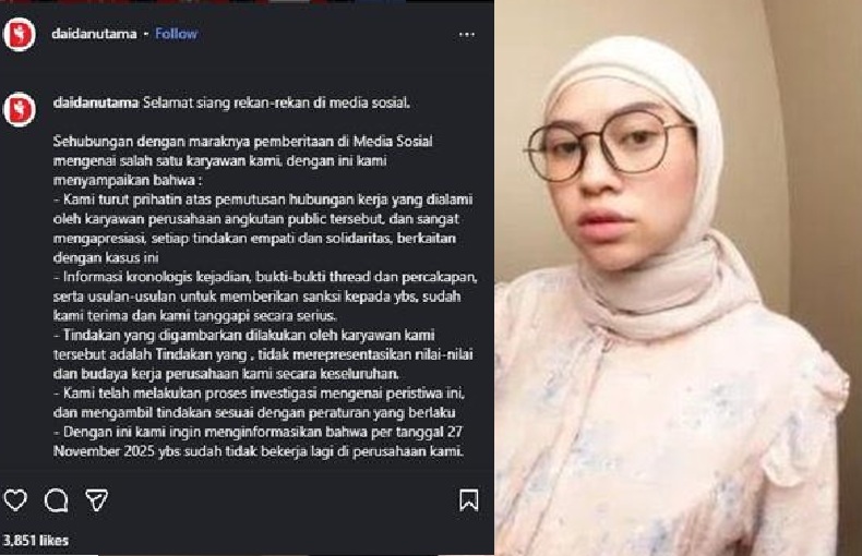 Anita Dewi dipecat