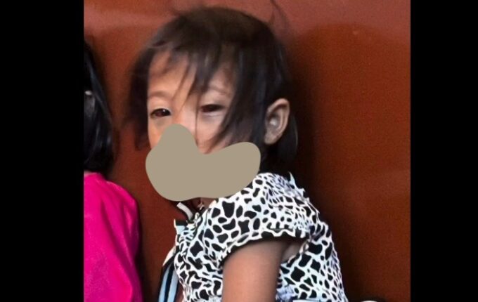 Siswi SDN 150 Sungai Tenang