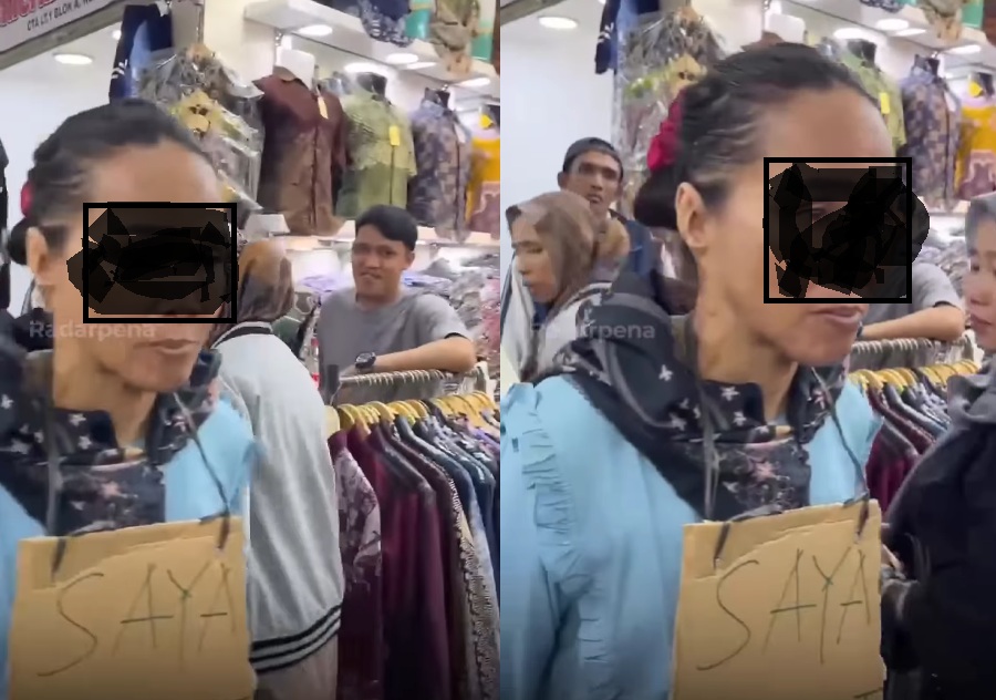 Emak-Emak copet diTanah Abang diarak