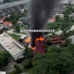 kebakaran restoran Sambel Hejo Bekasi