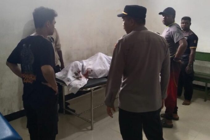 Jenazah Briptu Abraham Yerisitouw