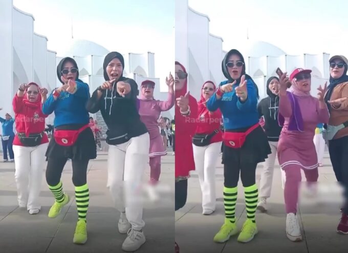 Senam di Masjid Al-Bakrie