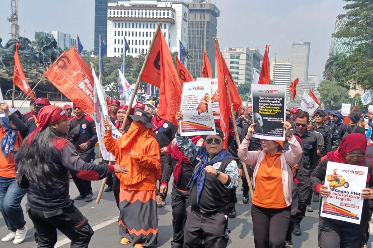 Buruh akan menggelar demo besar pada akhir tahun.