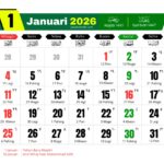 Januari 2026 Hanya Ada 2 TANGGAL MERAH