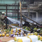 Kebakaran Pasar Induk Kramat Jati, Jakarta Timur.