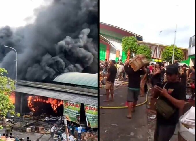Kebakaran Pasar Induk Kramat Jati