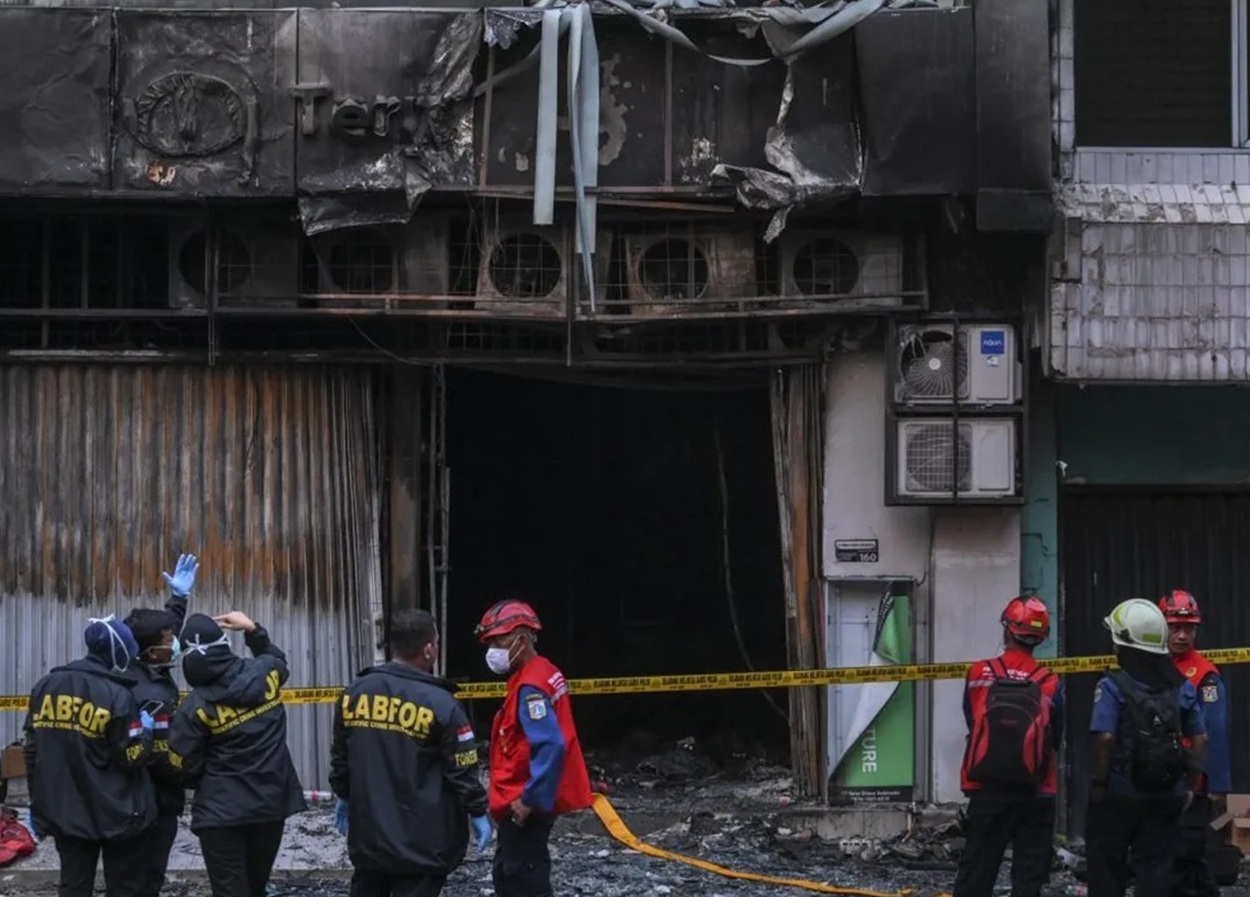 Kebakaran Terra Drone