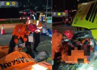 Kecelakaan Bus Tol Krapyak Semarang