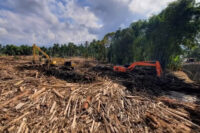 Kementerian PU kerahkan 21 alat berat untuk pemulihan sungai di Aceh.