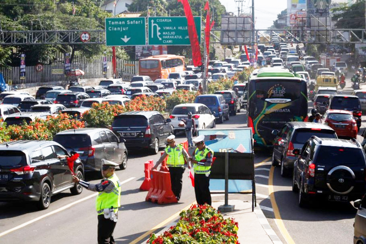 Car Free Night akan diterapkan di kawasan Puncak, Bogor.