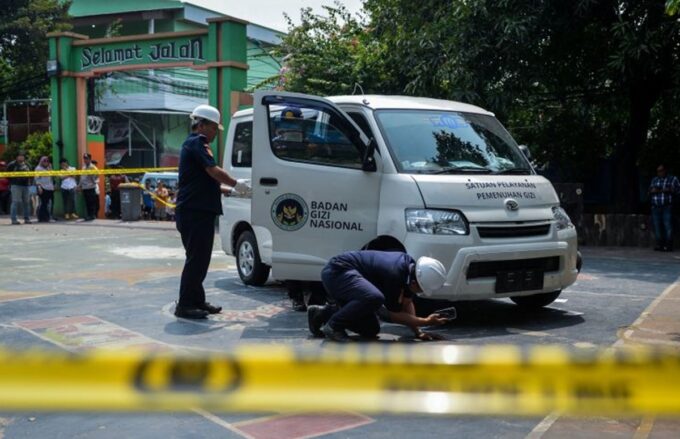 Mobil SPPG tabrak puluhan siswa SD Negeri Kalibaru 01, Cilincing, Jakarta Utara.