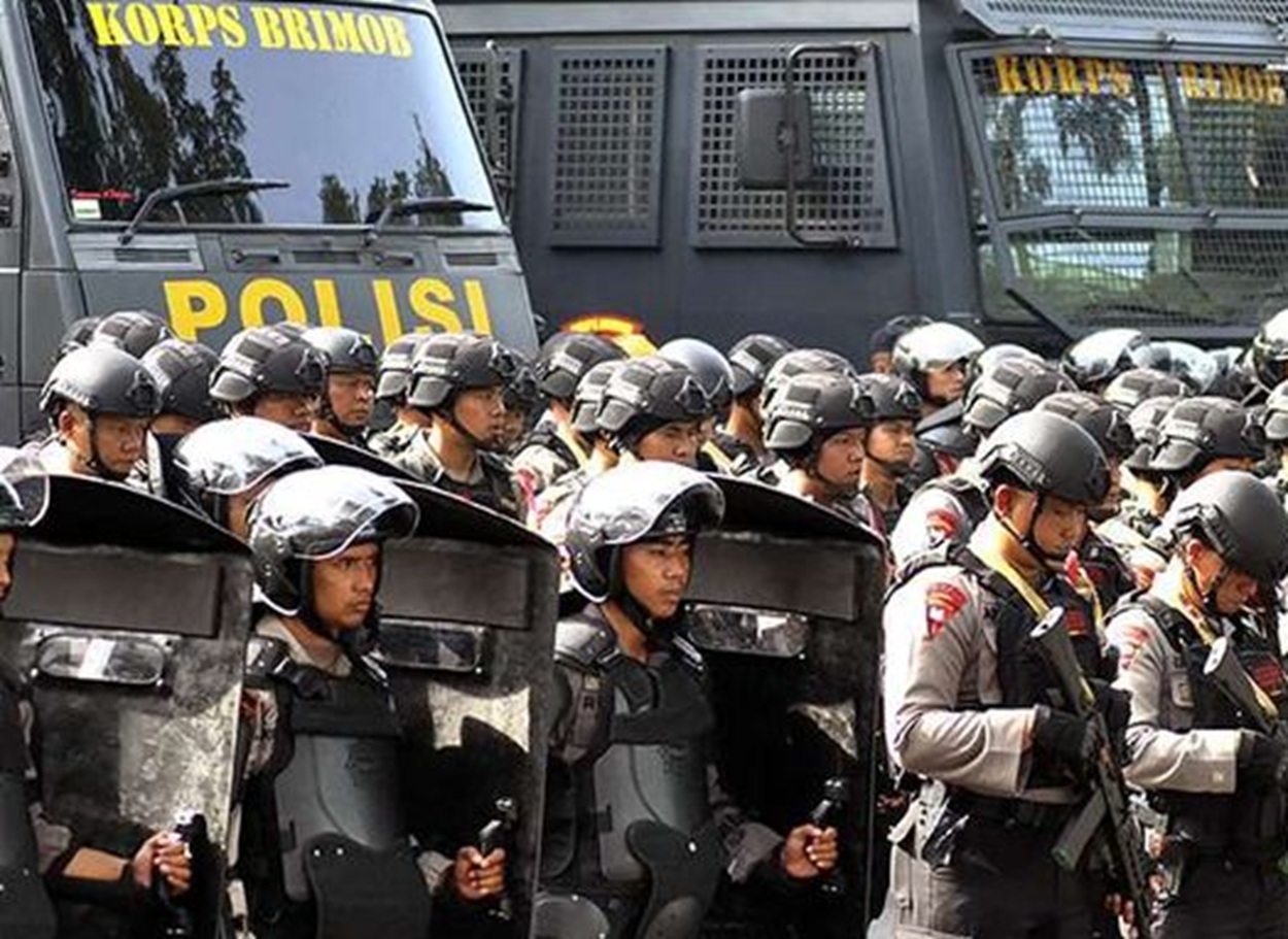 Pengamanan Demo Buruh Jakarta UMP 2026