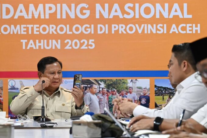 Prabowo Video Call Bupati