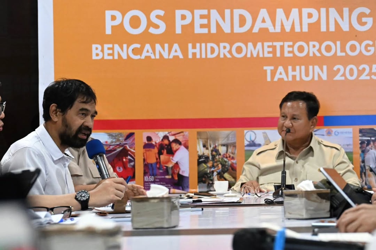 Prabowo Kucurkan Dana Bencana