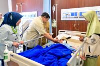 Presiden Prabowo jenguk korban SDN 01 Kalibaru