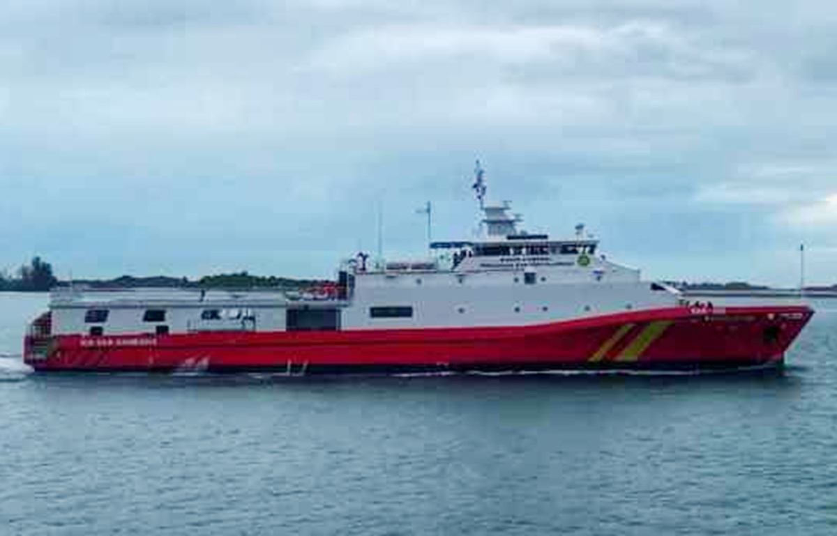 KN SAR Ganesha dikerahkan untuk menangani dampak bencana alam di Pulau Sumatra.