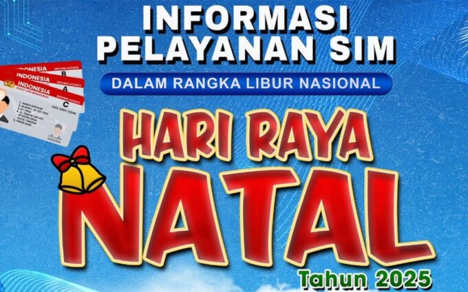Libur Layanan SIM Natal 2025