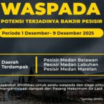 potensi banjir pesisir Medan