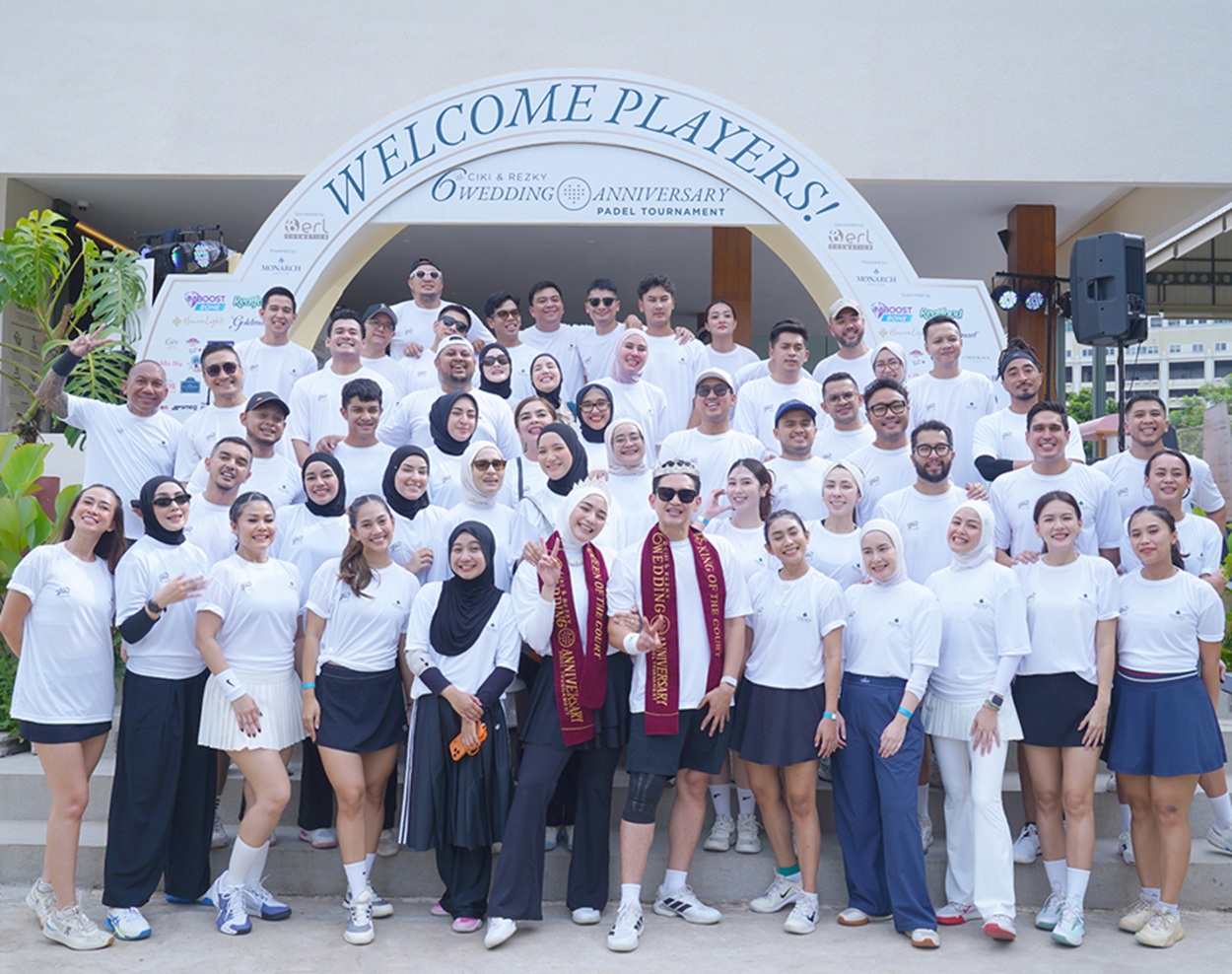Anniversary Citra Kirana Rezky Aditya Padel