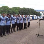Pengemudi JakLingko mendapat sosialisasi di Terminal Bus Kampung Rambutan. Foto: beritajakarta