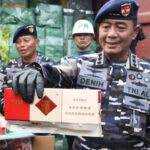 TNI AL Sikat Habis Rokok Ilegal Internasional Made in Kamboja