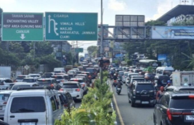 One way Puncak Bogor hari ini