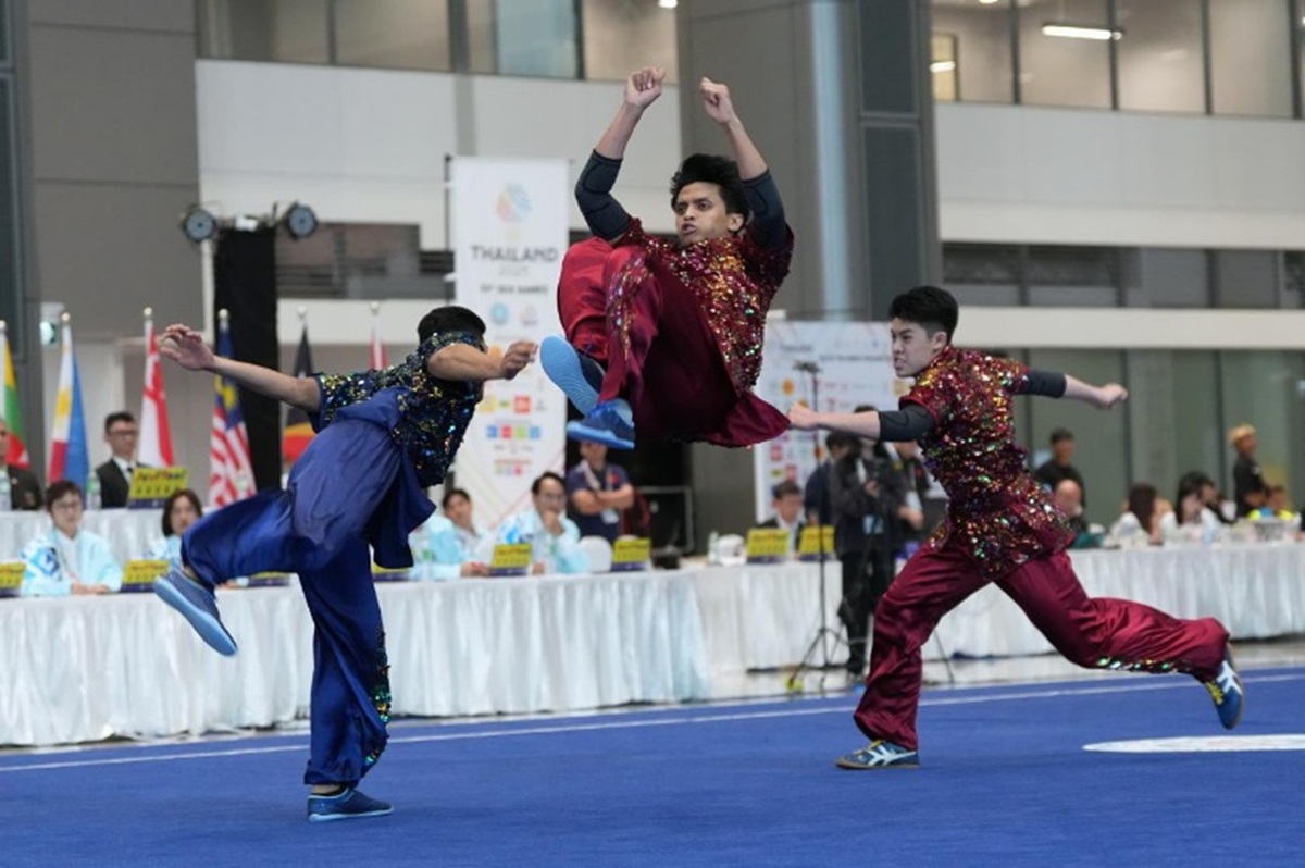 Tim wushu Indonesia sukses mempertahankan gelar juara umum di SEA Games Thailand 2025.