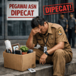 Ilustrasi ASN dipecat