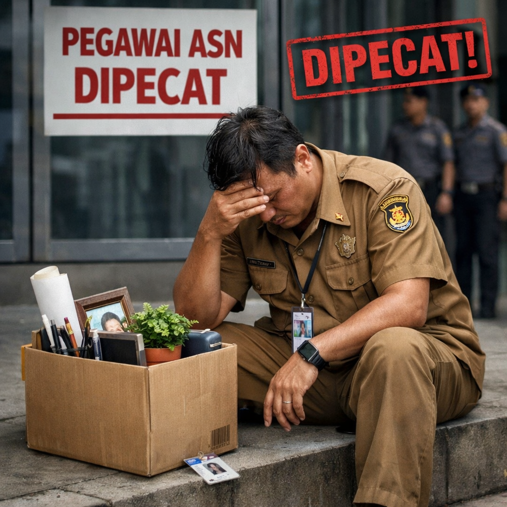 Ilustrasi ASN dipecat