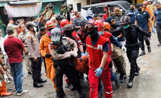 Korban Kebakaran Gedung Terra Drone Kemayoran
