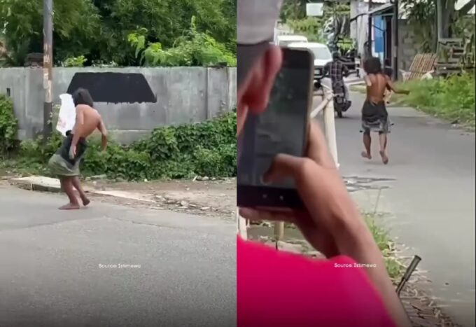 Video Viral ODGJ dikejar lebah