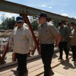 Presiden Prabowo Subianto saat berada di Tapanuli Selatan