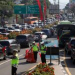 Kepadatan kendaraan di jalur Puncak Bogor