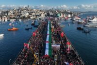 Lebih dari 500 ribu orang di Turki ikut aksi bela Palestina.