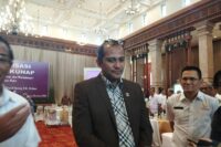 Wakil Menteri Hukum Edward Omar Sharif Hiariej dalam wawancara cegat usai acara sosialisasi KUHP-KUHAP baru kepada Pepabri di Jakarta, Rabu (28/1/2026). ANTARA/Muhammad Rizki