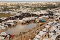 Pengungsi Palestina di jalur Gaza.