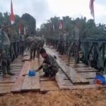 TNI AD bangun 17 jembatan bailey di Sumatra.