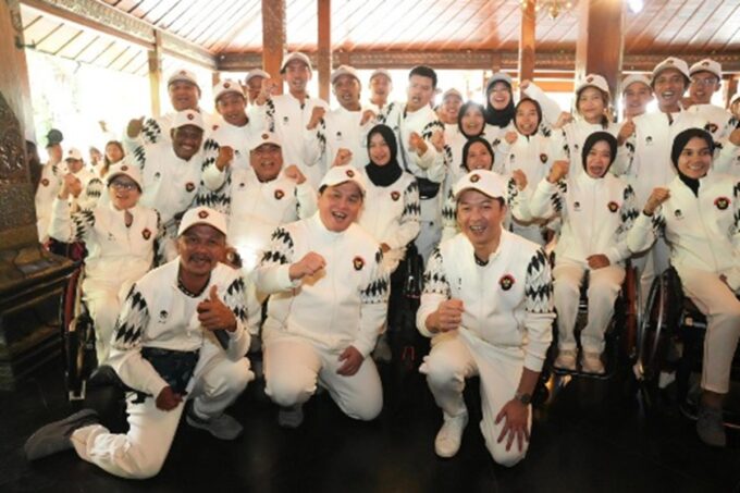Kontingen Para Games Indonesia.