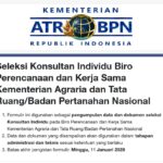 LOWONGAN ATR-BPN 2026