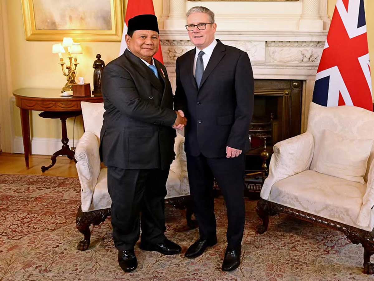 Pertemuan Prabowo dan PM Inggris Keir Starmer