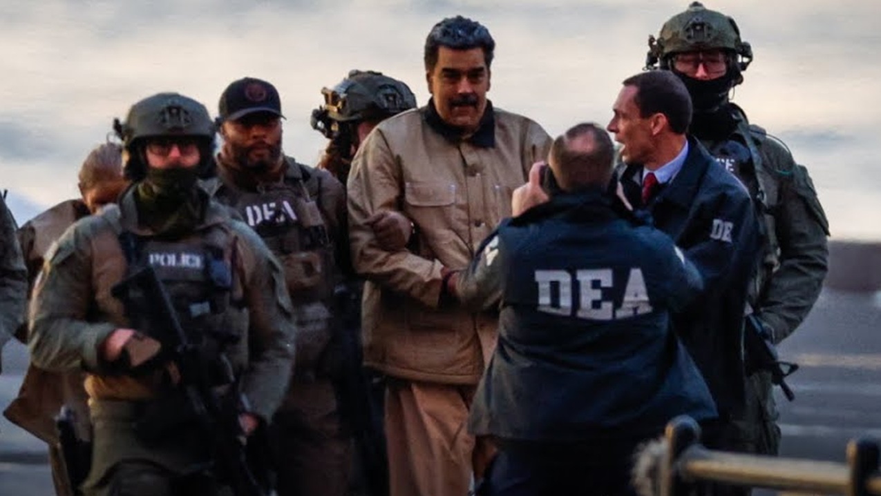 SAYA DICULIK, Tatapan Tajam Nicolas Maduro di Sidang Manhattan