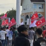 Aksi Pengibaran Bendera GAM