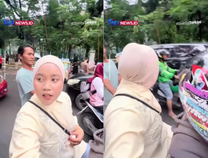 Aksi upaya pencopetan di Kawasan Monas