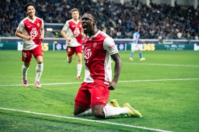 Folarin Balogun Monaco vs PSG Liga Champions