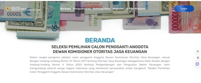 Bursa CALON BOS OJK Resmi Dibuka, Ini Link Pendaftarannya
